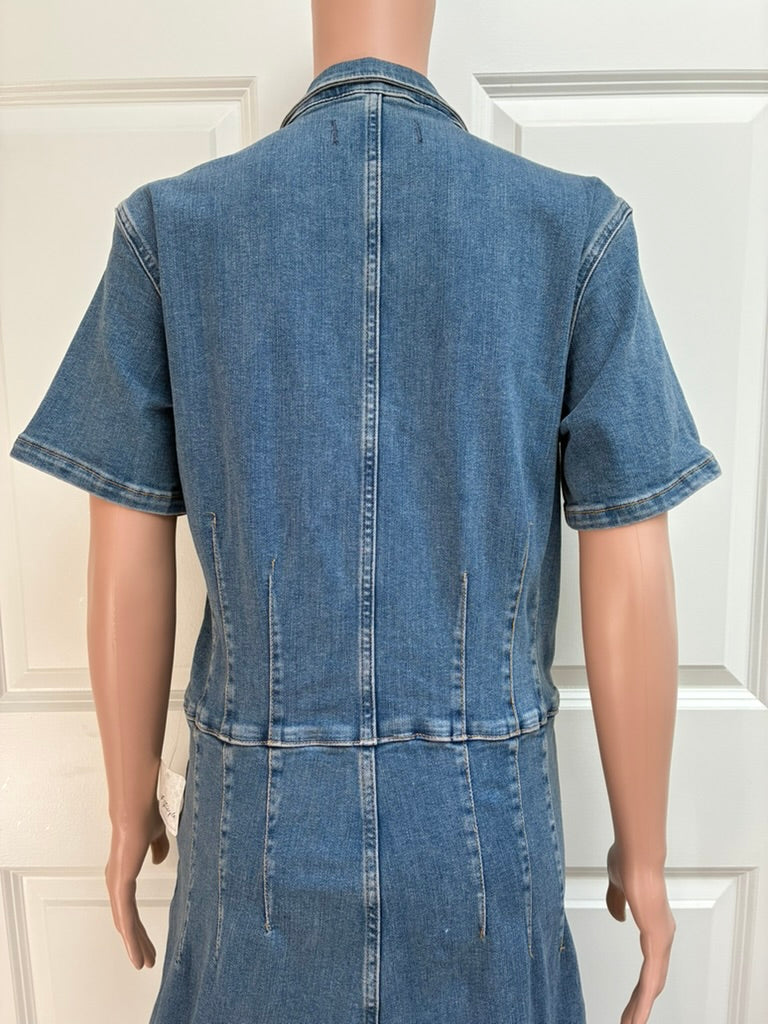 Free People Denim Flare Jumpsuit – New with Tags, Size Large