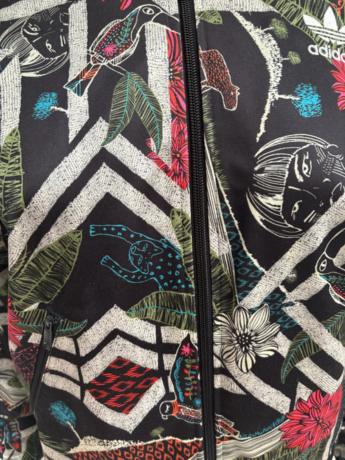 Adidas Originals Tropical Nature Print SST Track Jacket — M