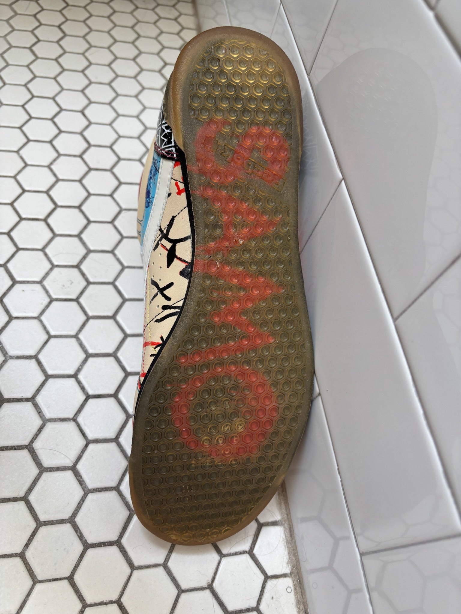 Reebok x Jean-Michel Basquiat x Rolland Berry Freestyle Hi — Women’s Size 8