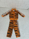 Adidas Originals Tiger Print Kids Tracksuit Set | Orange & Black | Size 18-24 Months