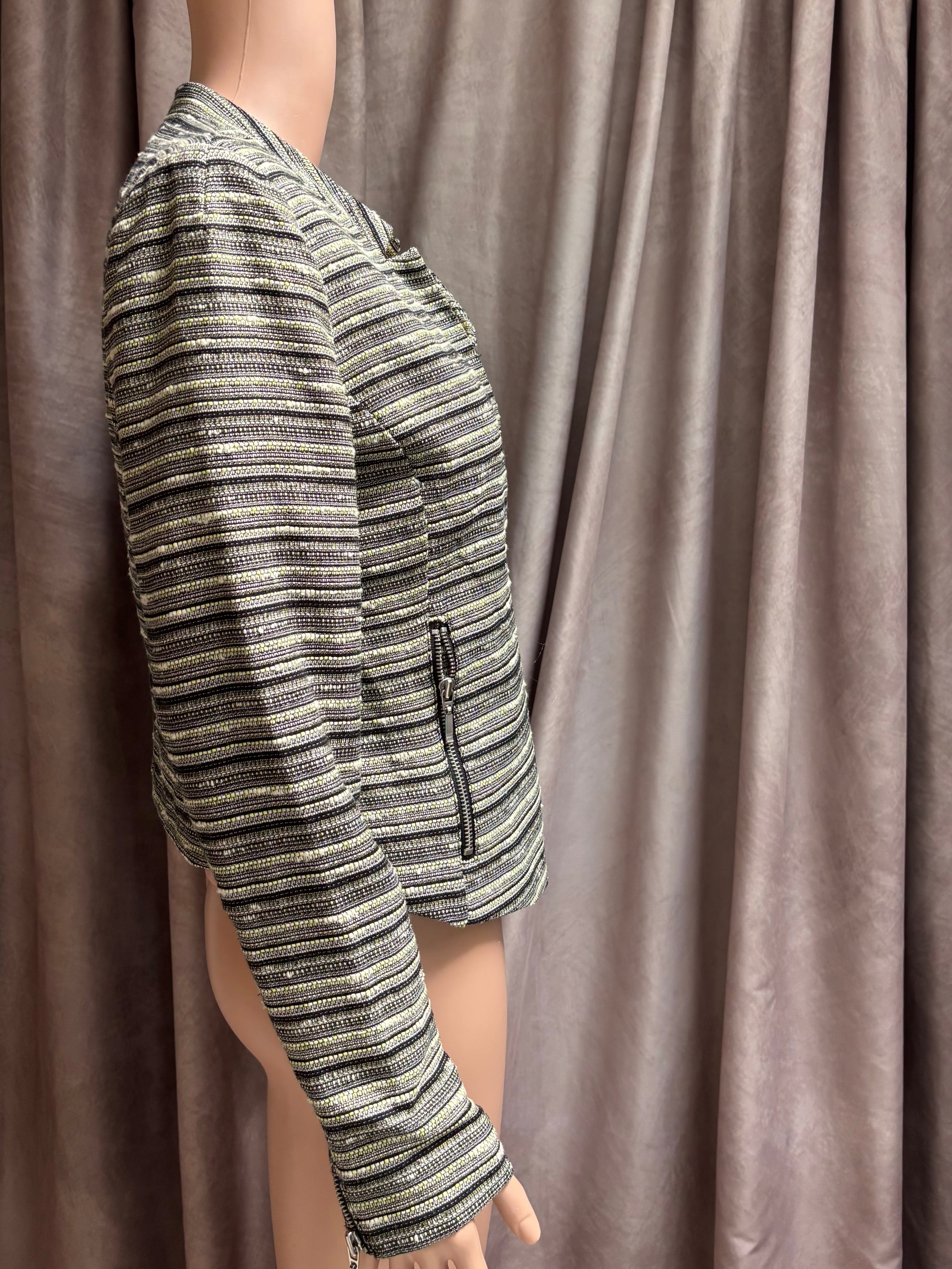 Vintage Mossimo Multi-Metallic Sparkly Blazer | Black, Silver, Gold & Copper | Size 12