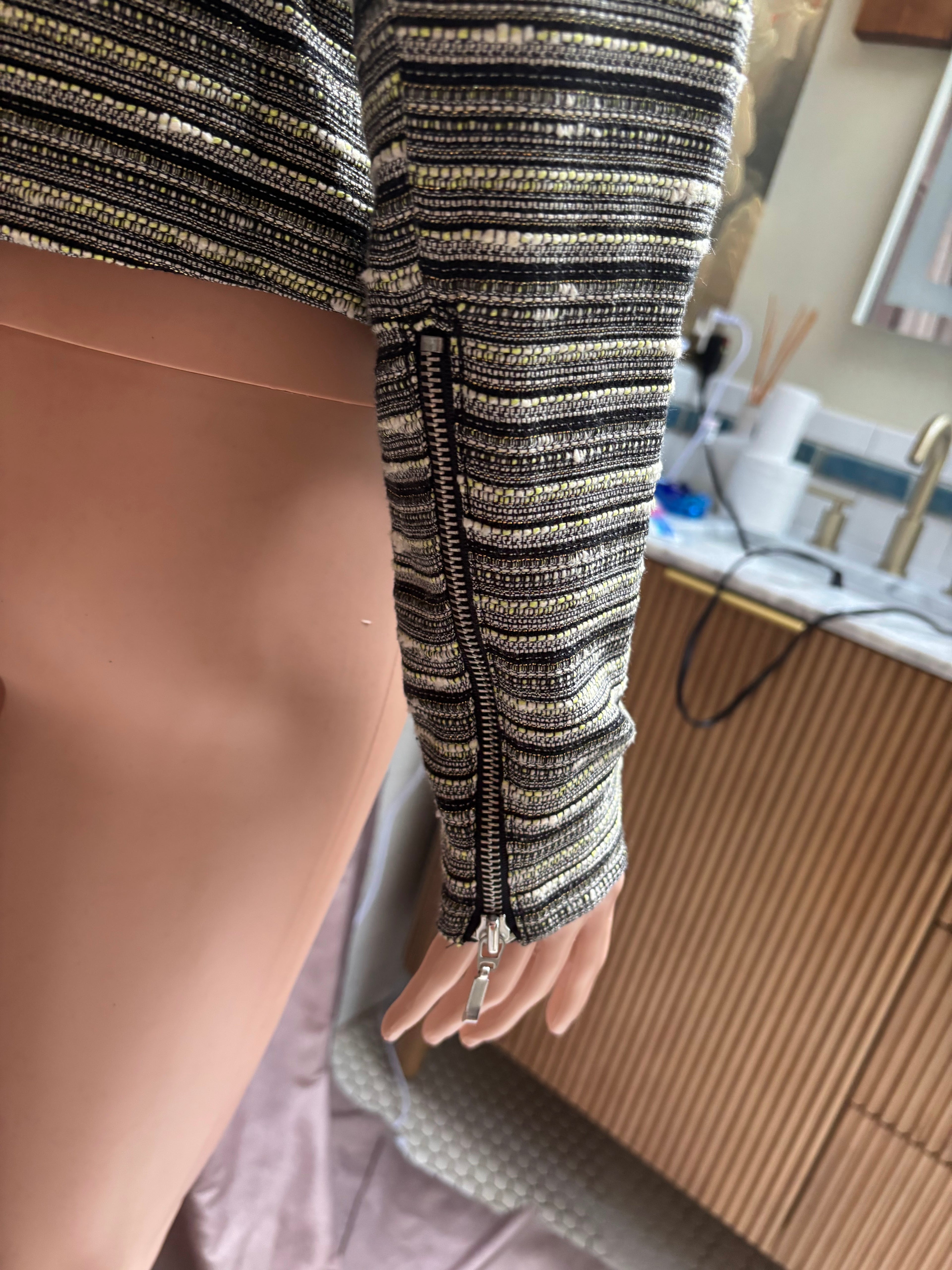 Vintage Mossimo Multi-Metallic Sparkly Blazer | Black, Silver, Gold & Copper | Size 12