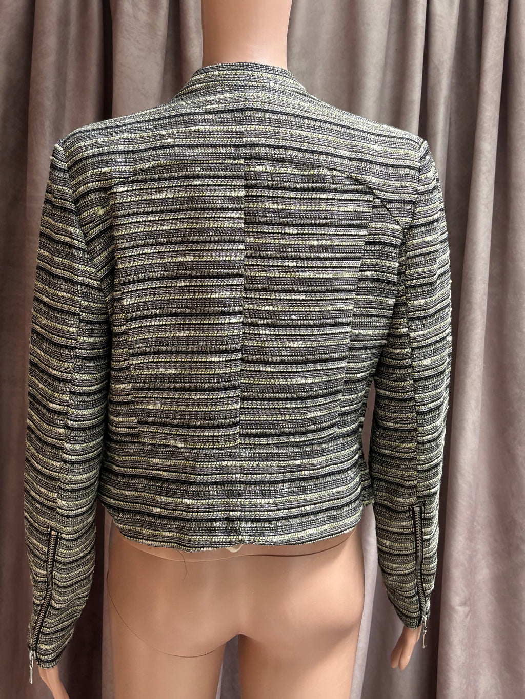 Vintage Mossimo Multi-Metallic Sparkly Blazer | Black, Silver, Gold & Copper | Size 12