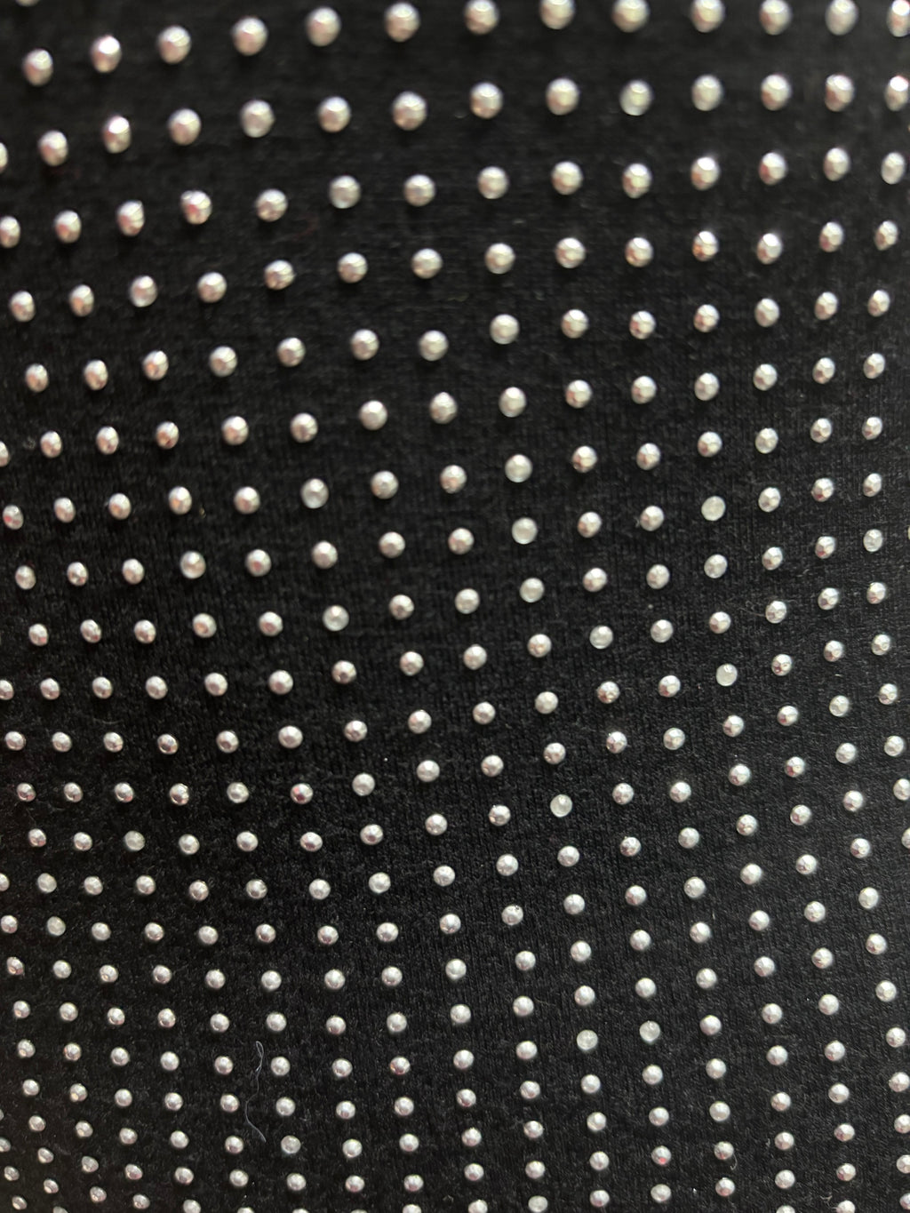 Black Silver Studded Open Back Mesh Bodycon Dress