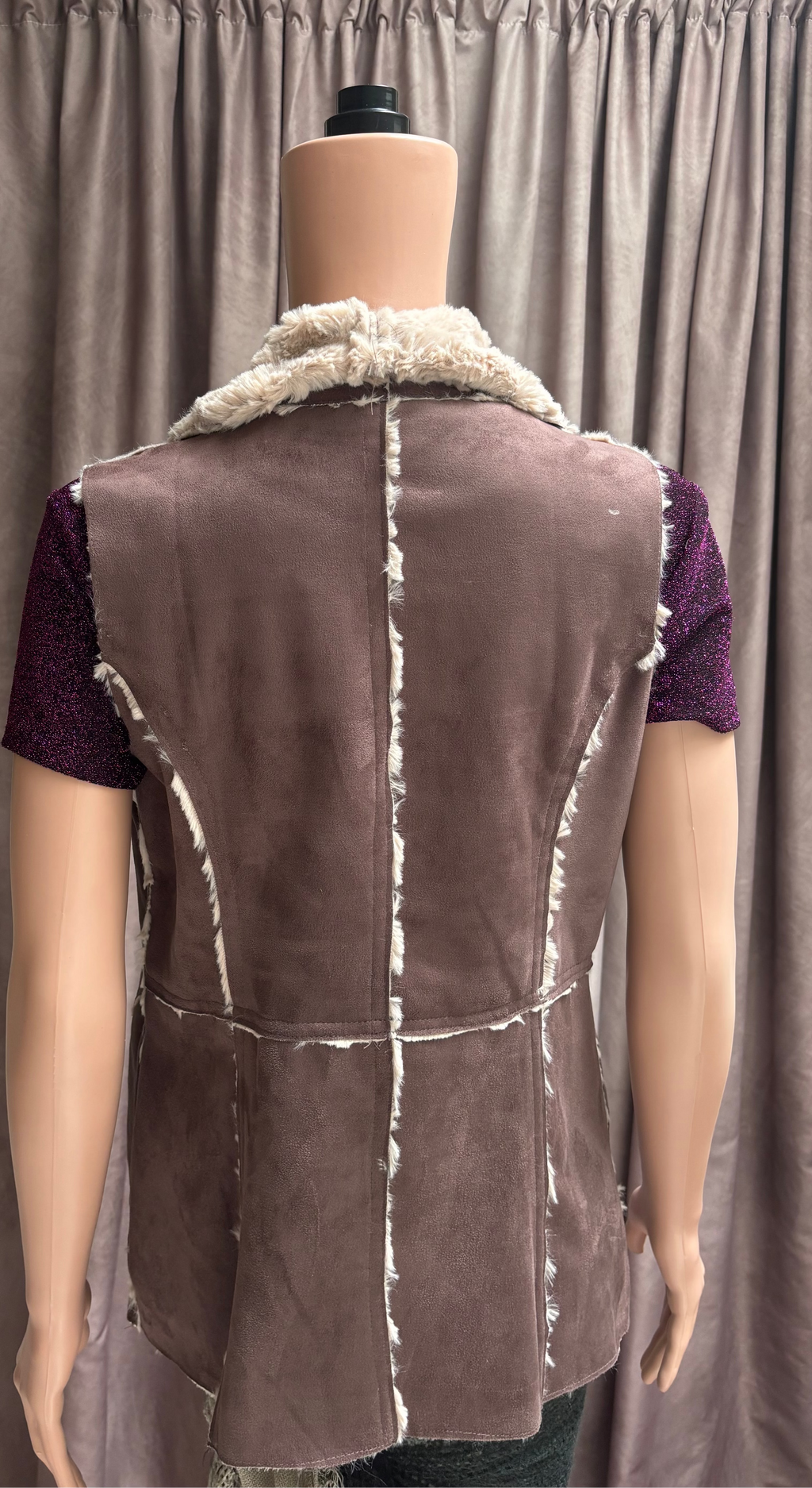 Sheepskin Suede Vest