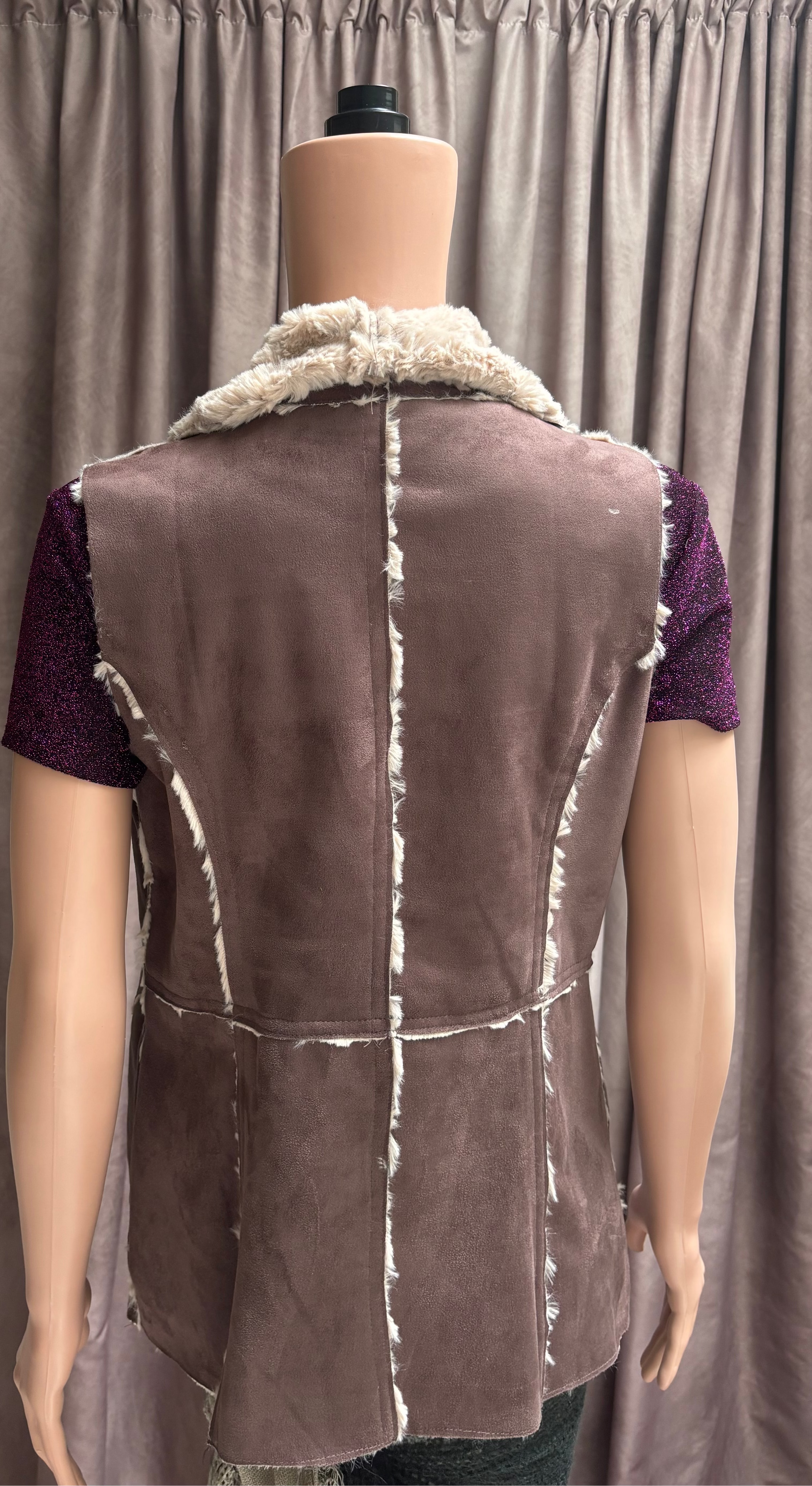 Sheepskin Suede Vest