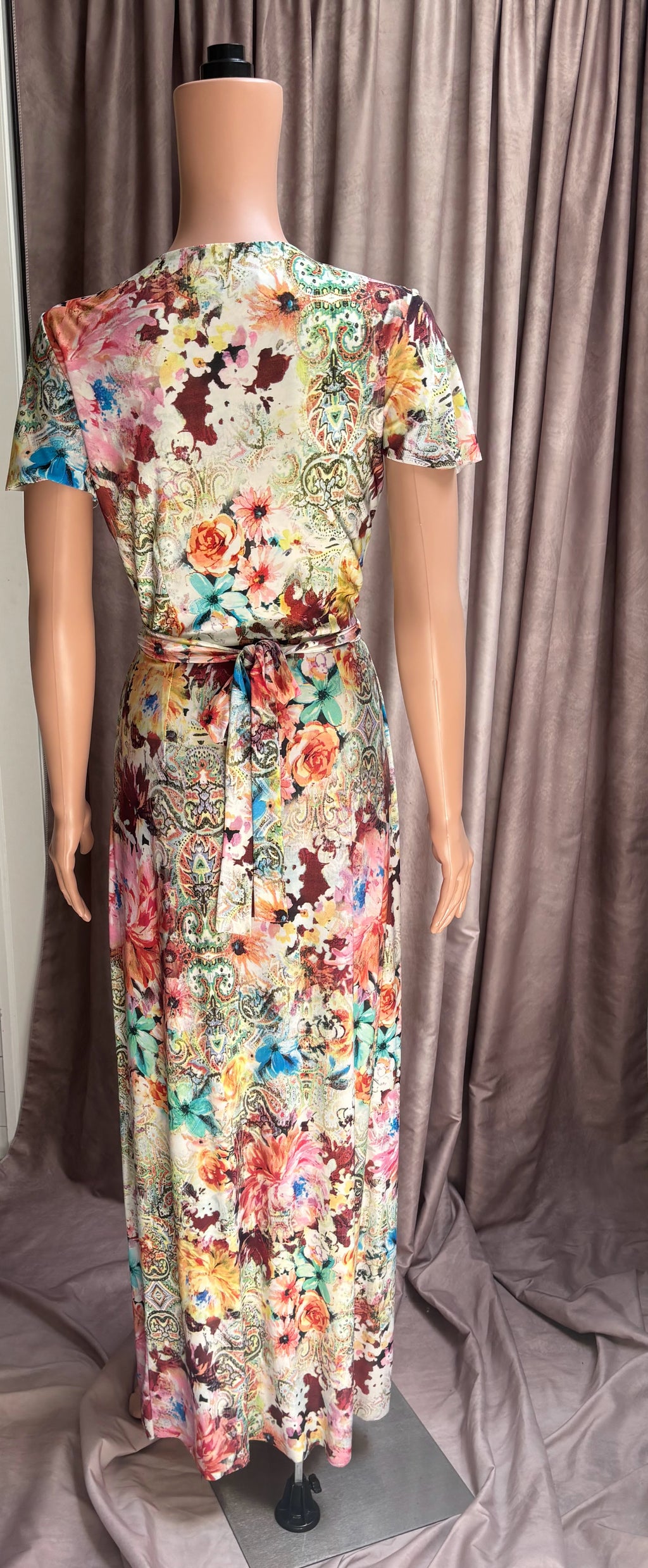 Floral Wrap Dress|Sexy Plunging Kneck Line