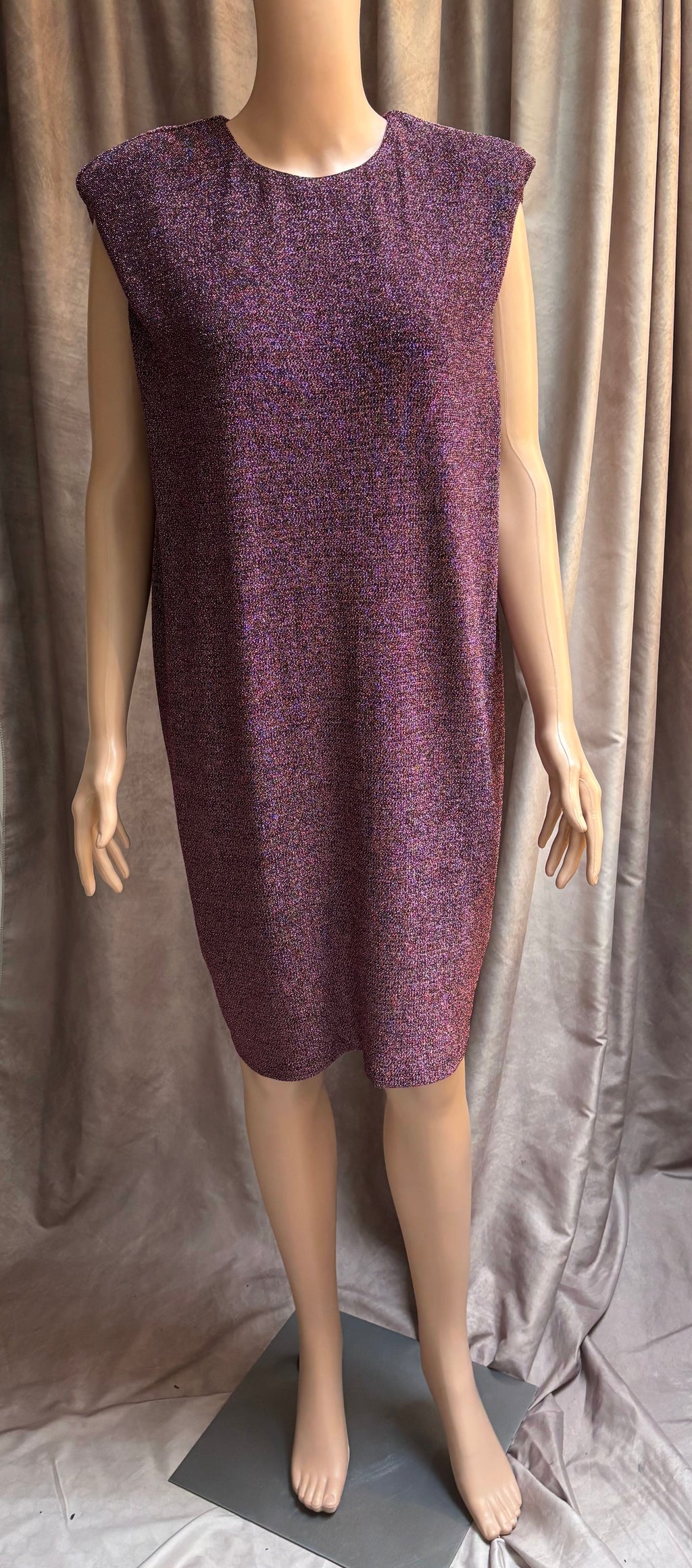 Endless Rose Pink Metallic Sparkle Shift Dress — One Size
