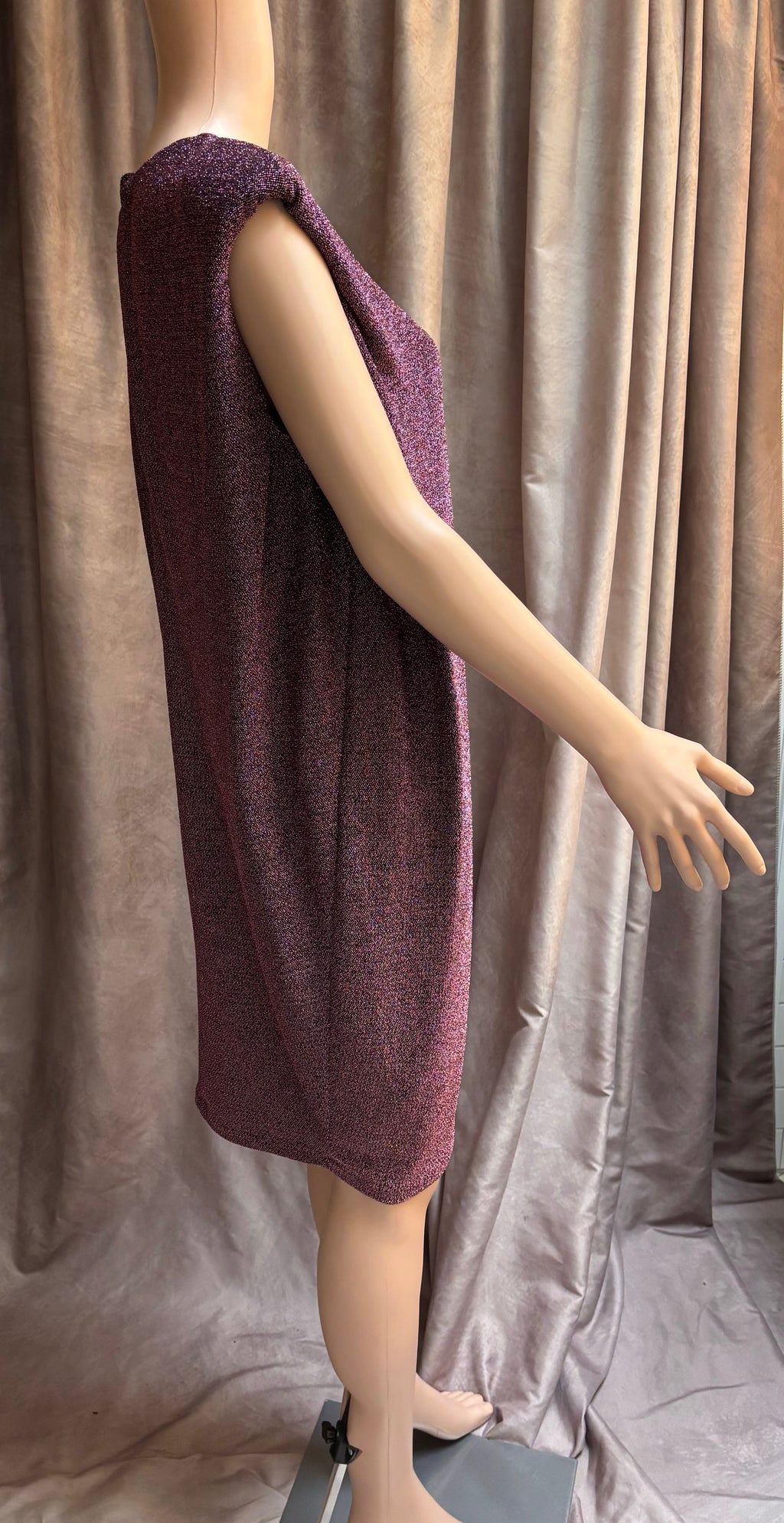 Endless Rose Pink Metallic Sparkle Shift Dress — One Size