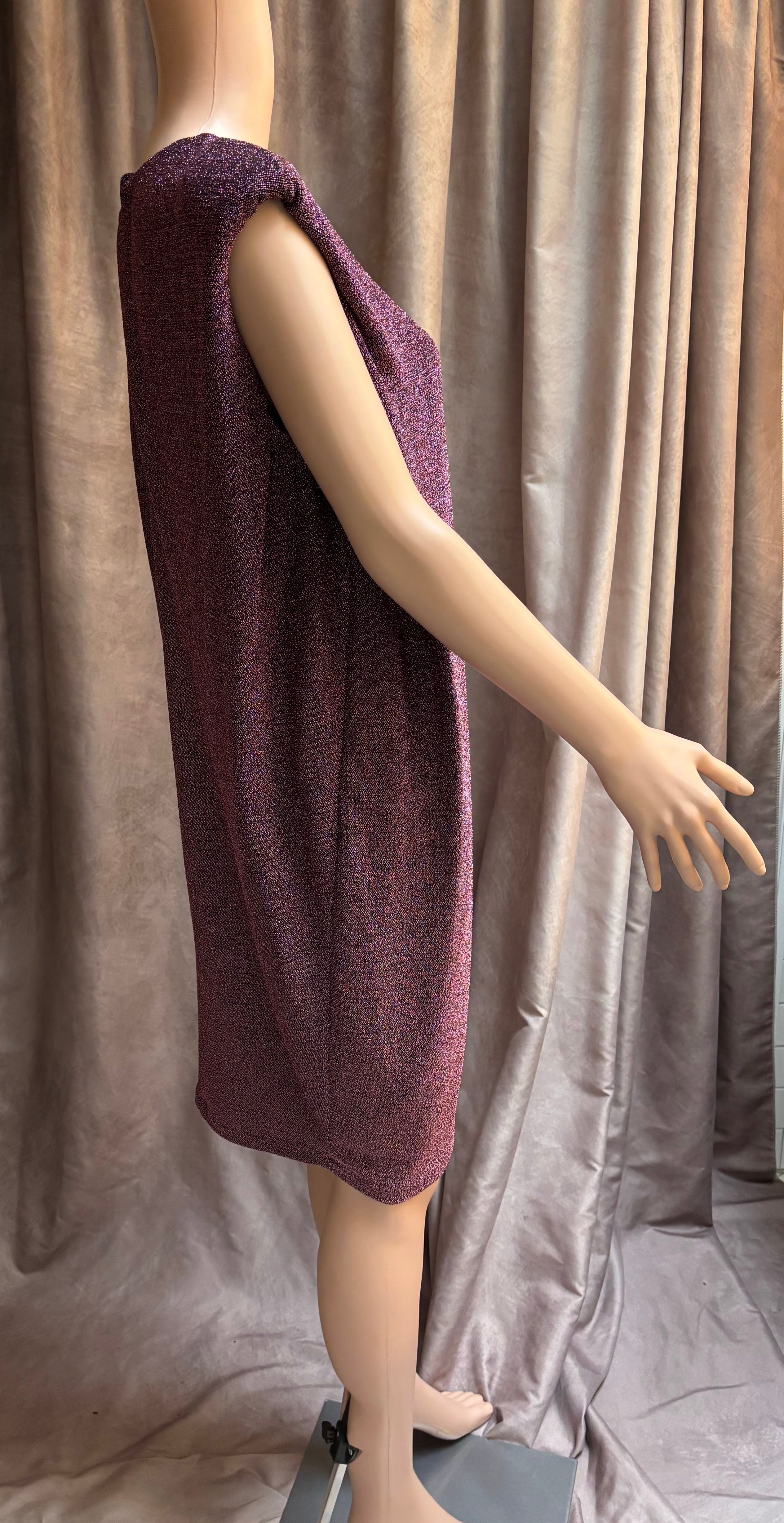 Endless Rose Pink Metallic Sparkle Shift Dress — One Size