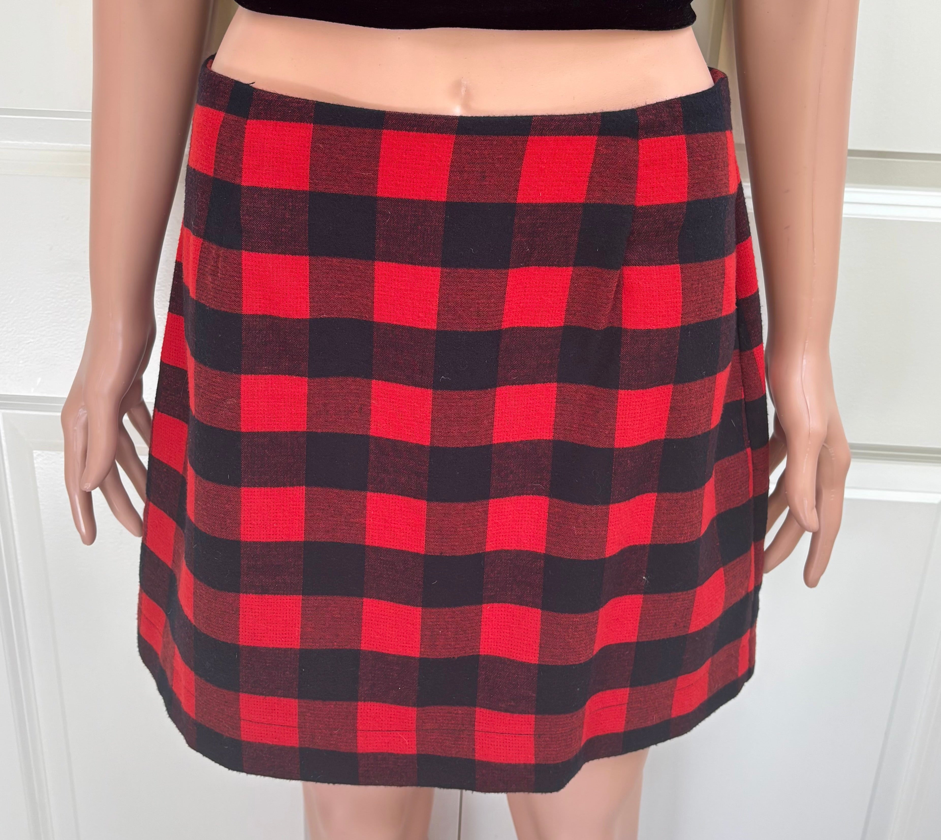Buffalo Plaid Skirt