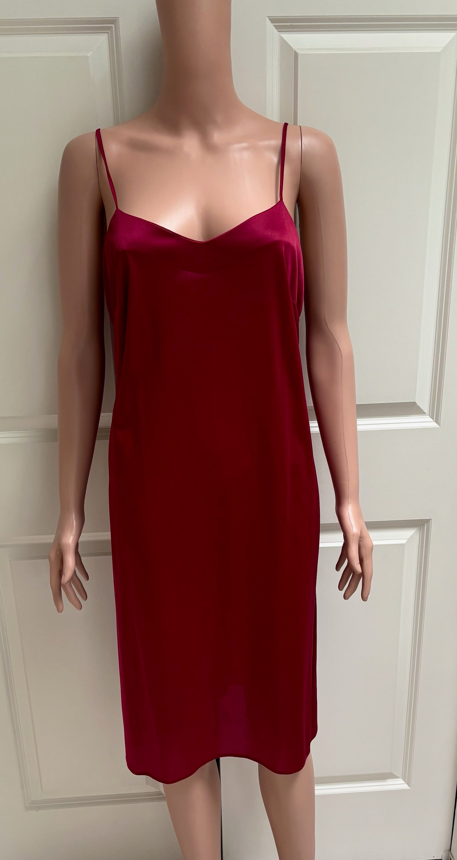 Vintage 80s Slip Dress | Matching Lace Overlay
