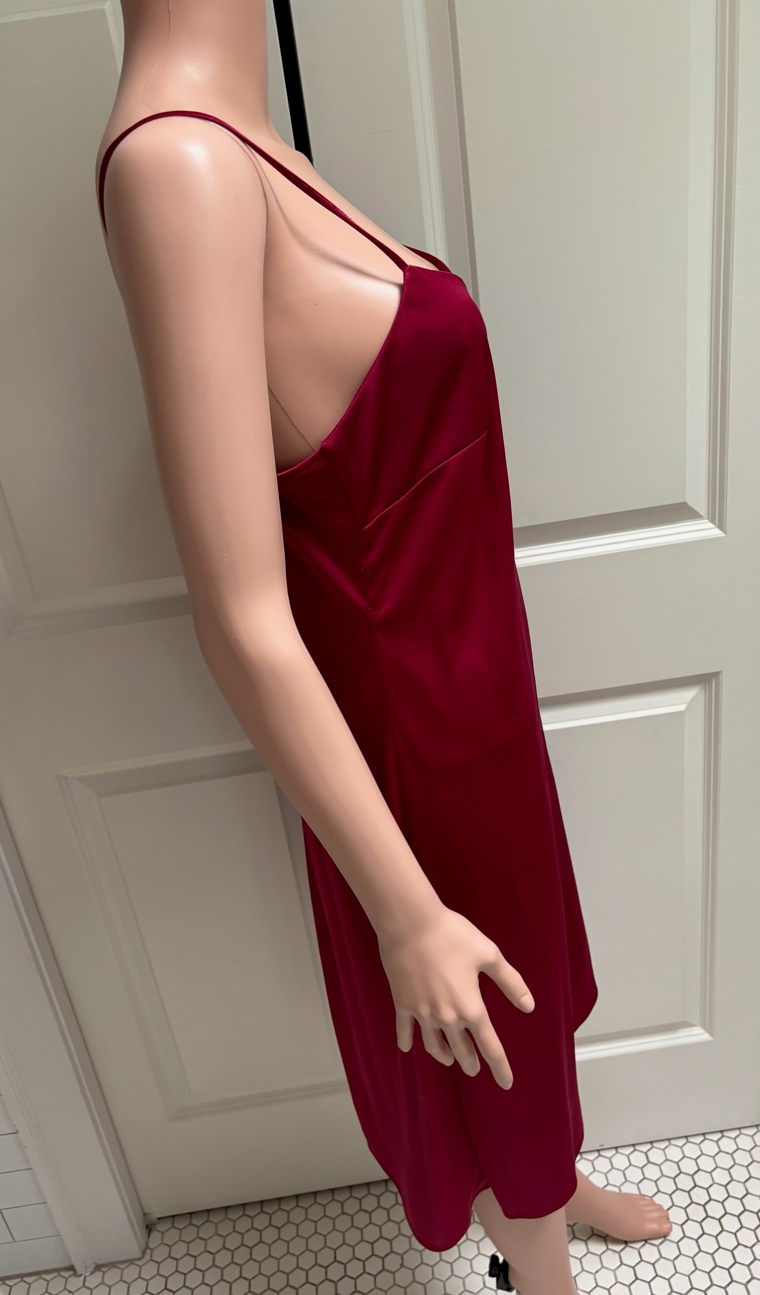 Vintage 80s Slip Dress | Matching Lace Overlay