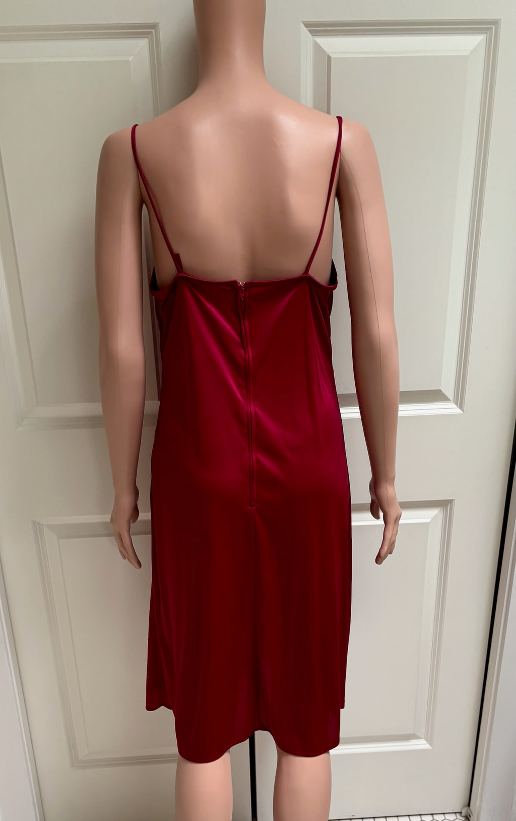 Vintage 80s Slip Dress | Matching Lace Overlay