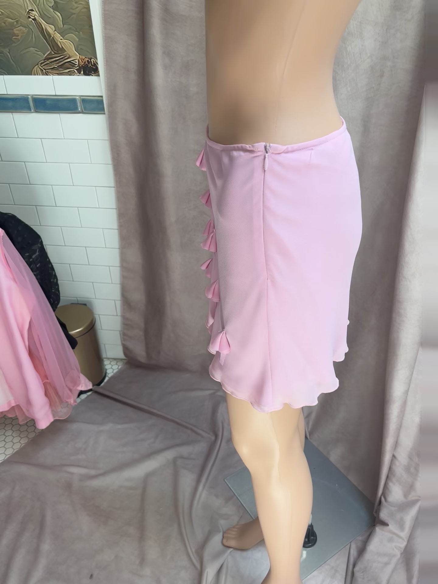 Moschino Silk Skirt | Vintage 90s