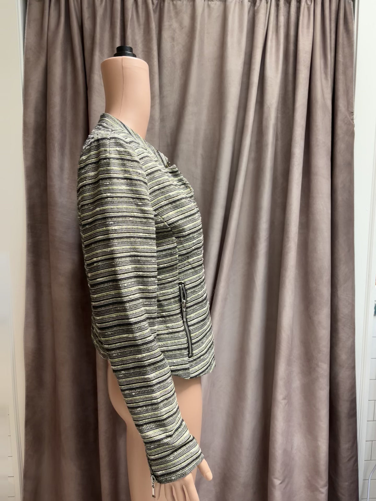 Vintage Mossimo Multi-Metallic Sparkly Blazer | Black, Silver, Gold & Copper | Size 12